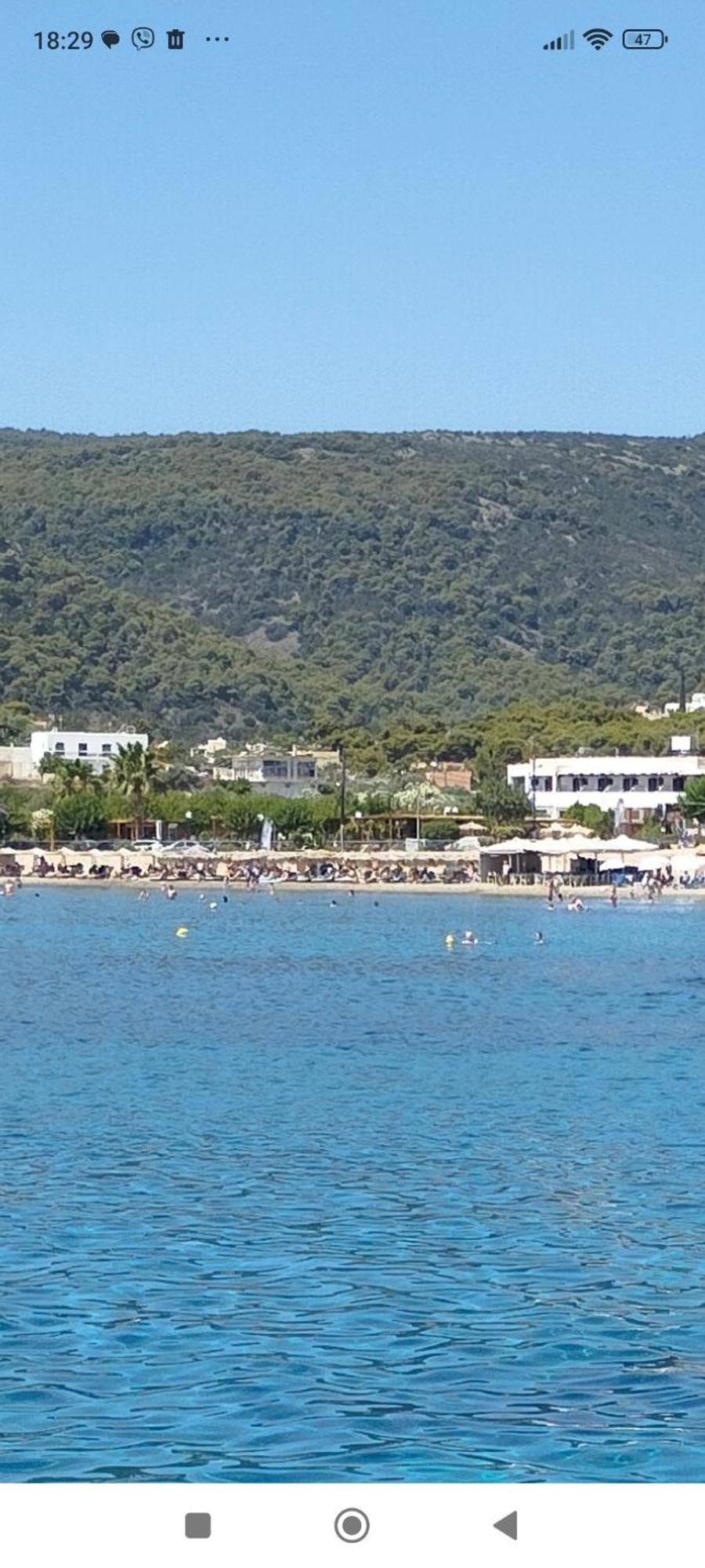 Παραθαλασσιο Στουντιο Μιχαλιας Sea View Studio Michalias Νουμερο 8 Agia Marina  Exterior photo